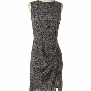 Sea New York Print Black Dress